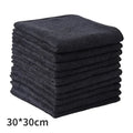 Microfiber Cleaning Cloths – Car Detailing & Household Rags Microfiber Cleaning Cloth Qme Black 30cm 1PC