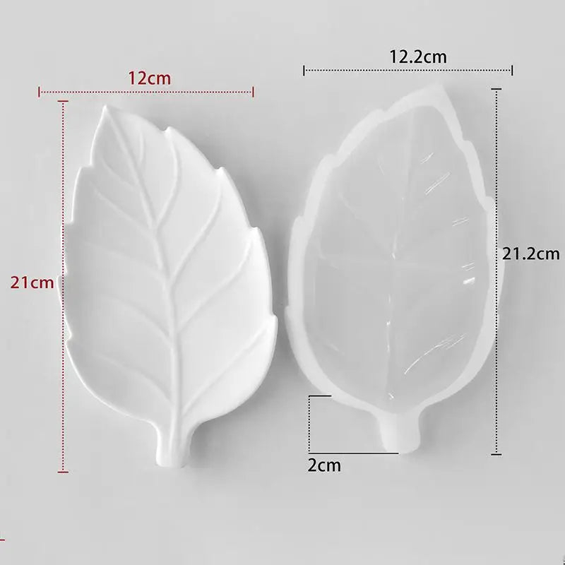 Leaf Silicone Mold – Non-Stick Reusable Mould for Resin & Gypsum Silicone Craft Mold Qst Mulberry leaves A2