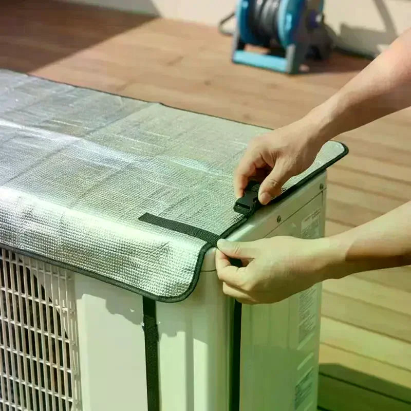 Outdoor AC Cover – Rainproof Sun-Resistant Aluminum Foil AC Unit Cover Qme