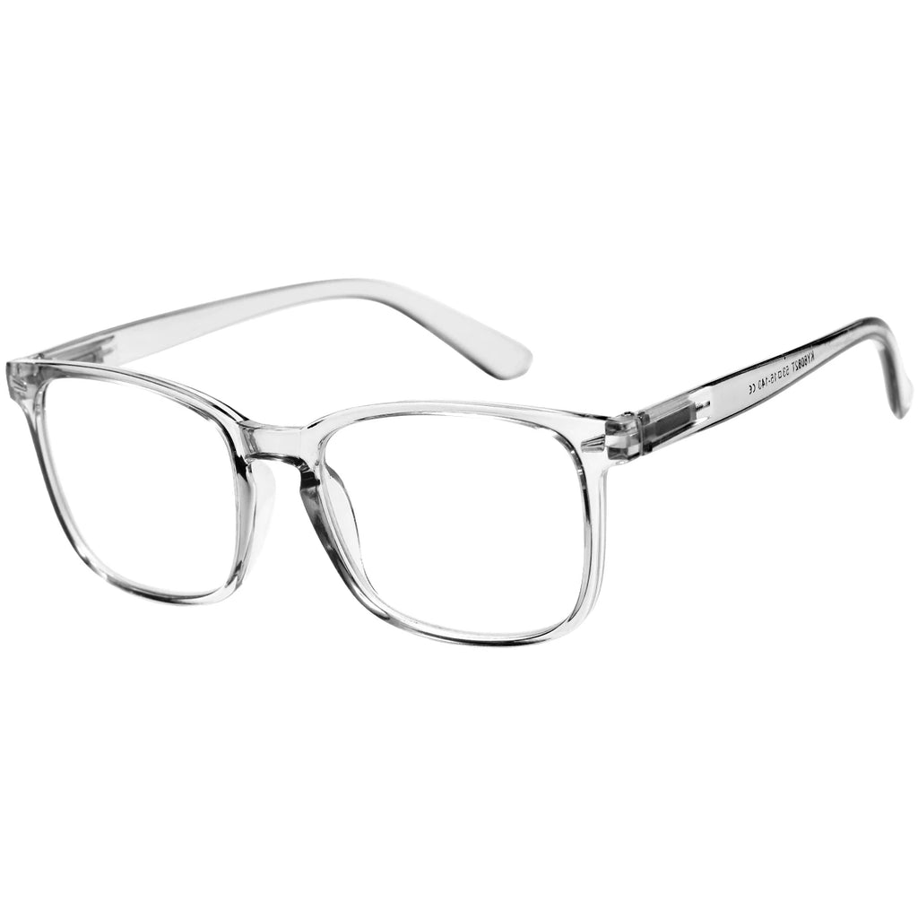 VOPHA Auto-Zoom Smart Glasses – Blue Light Blocking PC Frame Smart Eyeglasses Qst Ash
