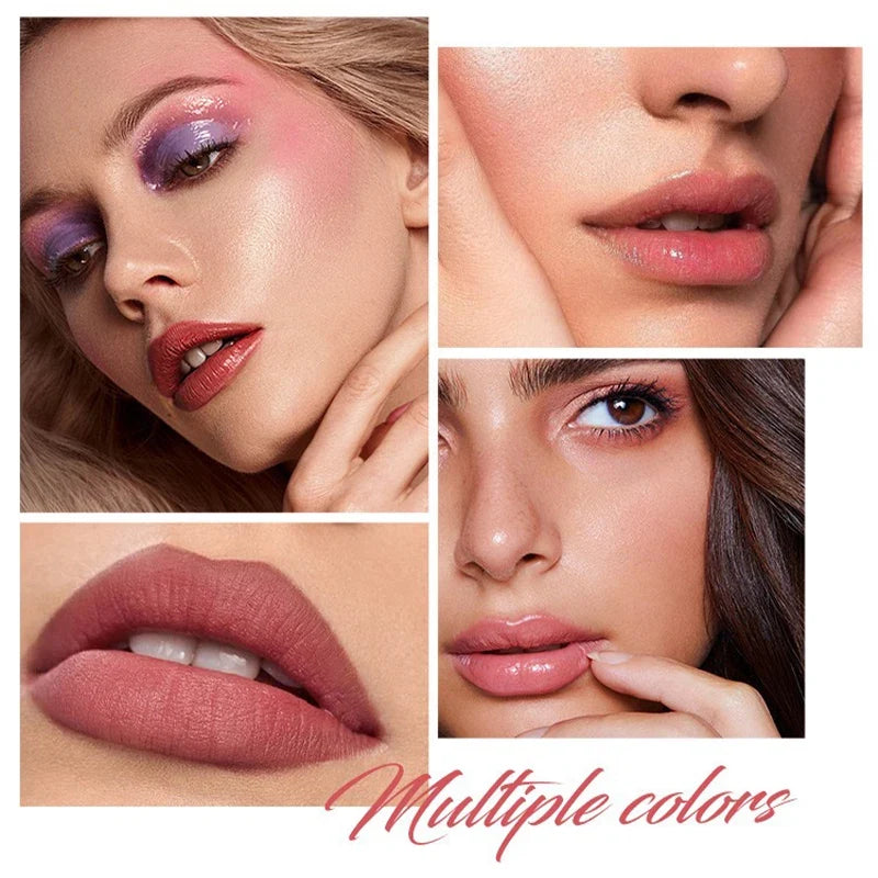 Matte Lipstick Set 6pc | Waterproof, Long-Lasting & Non-Stick Matte Lipstick Set Qme
