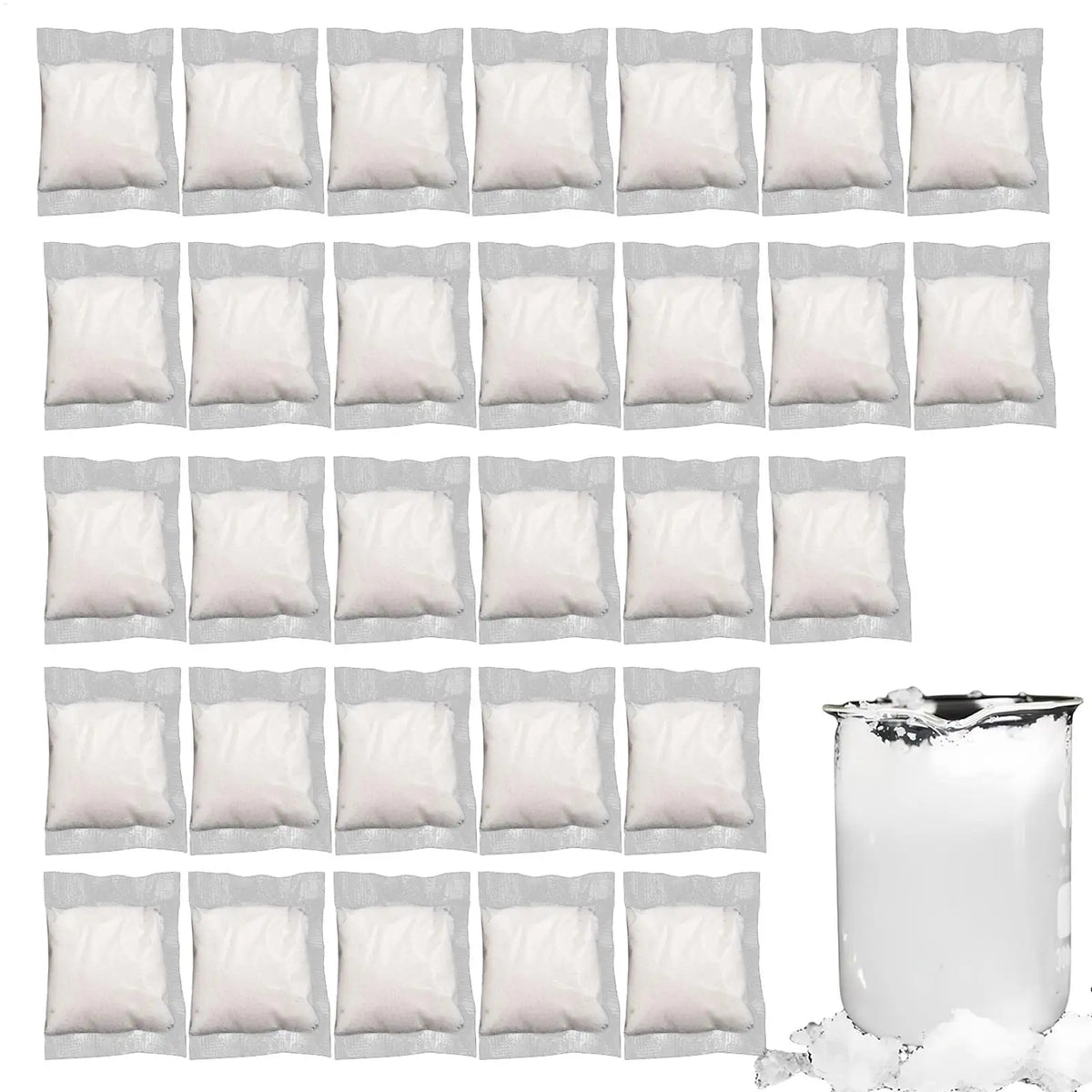 Portable Toilet Gel 30-Pack – Camping Waste Solidifier Camping Sanitation Qst