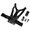 Chest Mount Harness Phone Clip Holder – Adjustable Selfie Strap Phone Chest Mount Qst black color