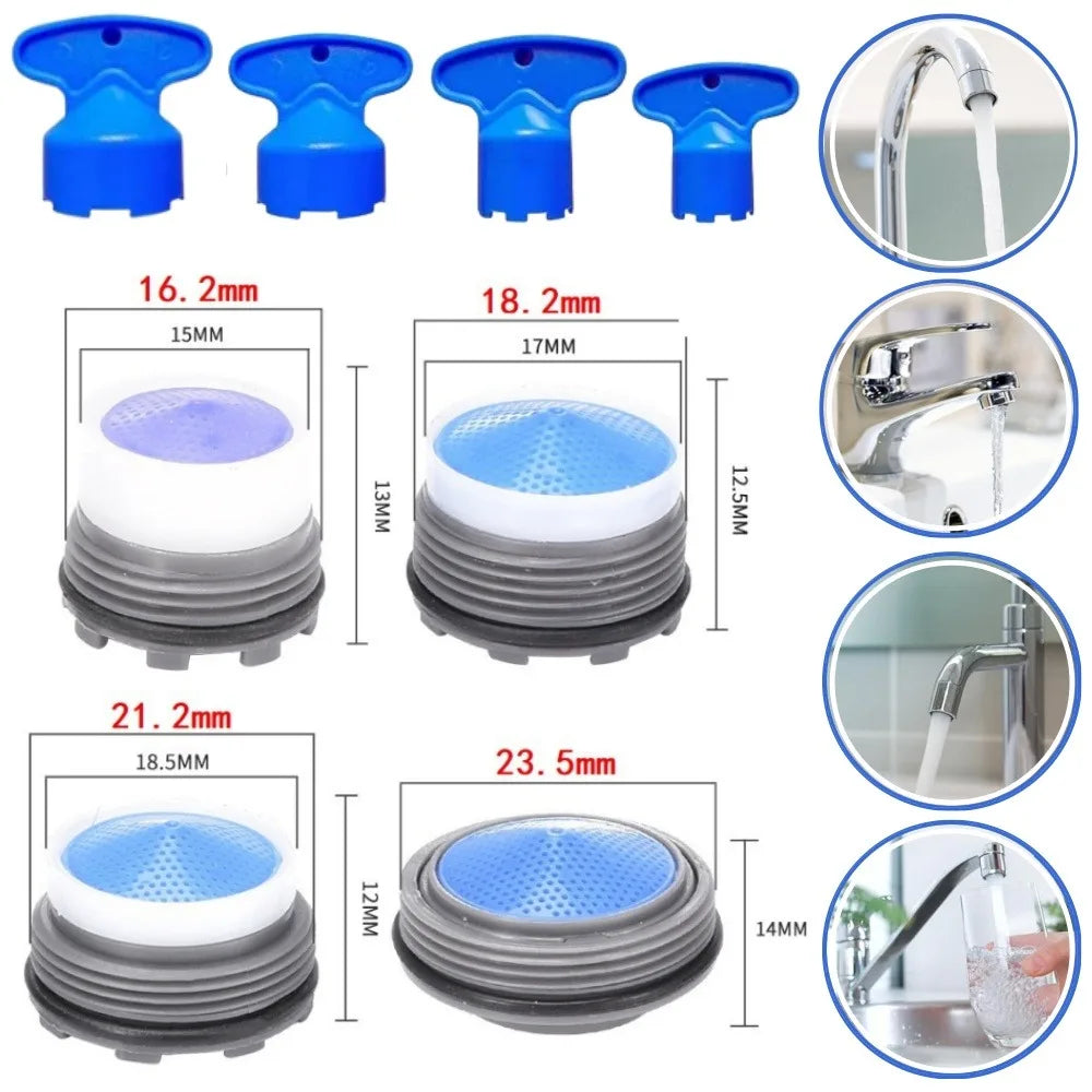 Faucet Aerator M24 M21 M18 M16 Female Thread Water Saver Faucet Aerator Qme