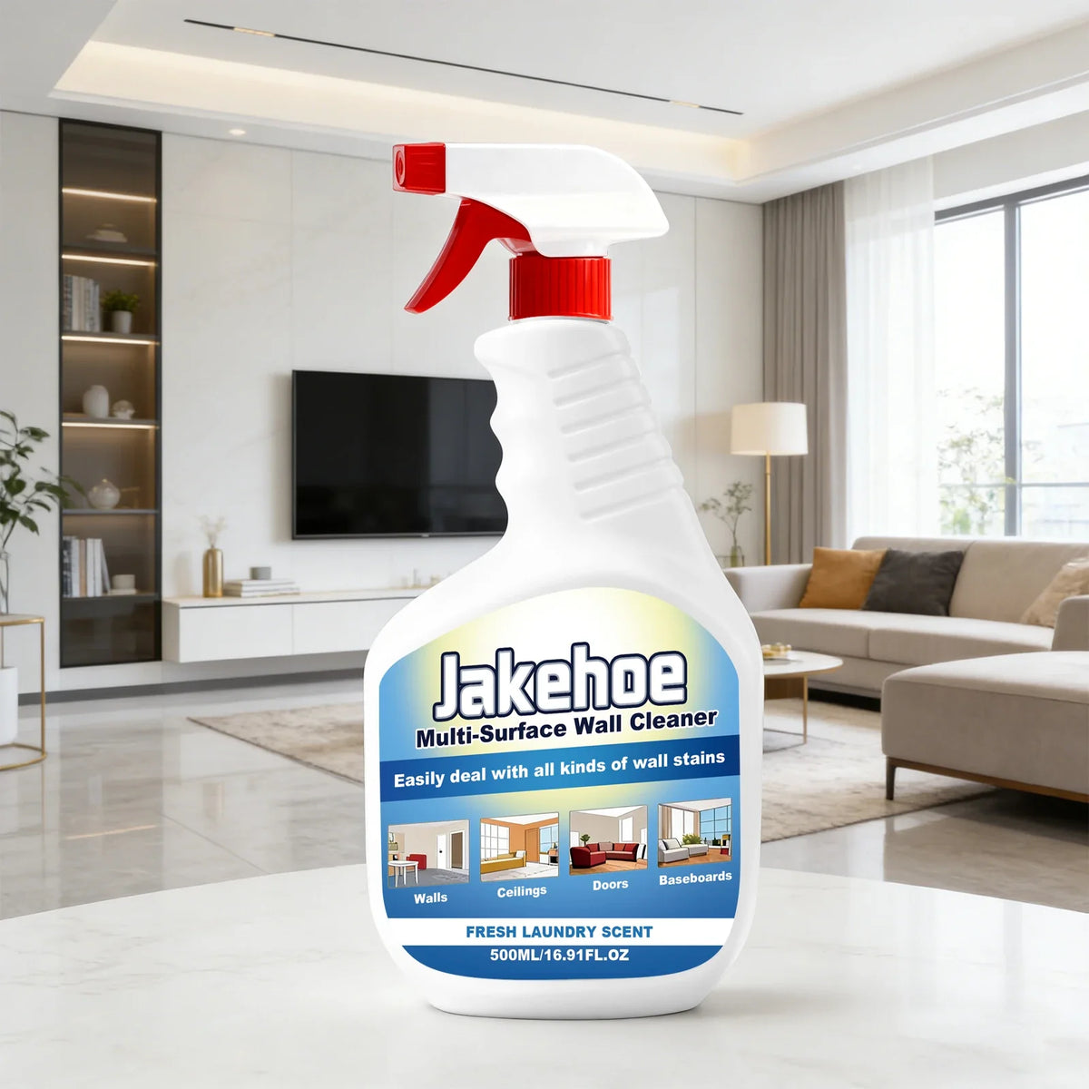 Multi-Surface Wall Cleaner Spray – Removes Fingerprints & Crayon Wall Cleaning Spray Qme
