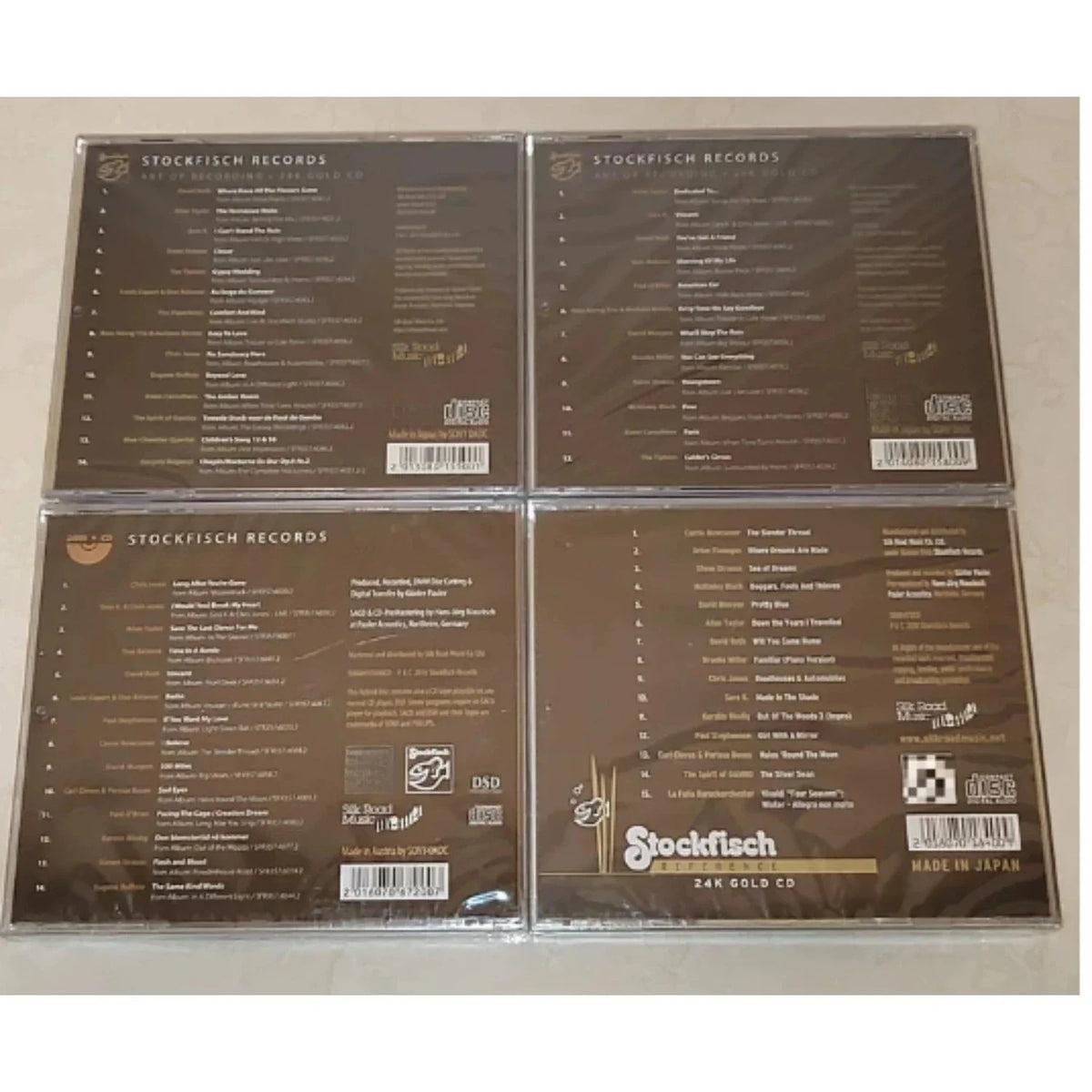 Stockfisch Art of Recording 24K Gold CD – Vol 1, 2 or 3 Audiophile Reference CD Qme