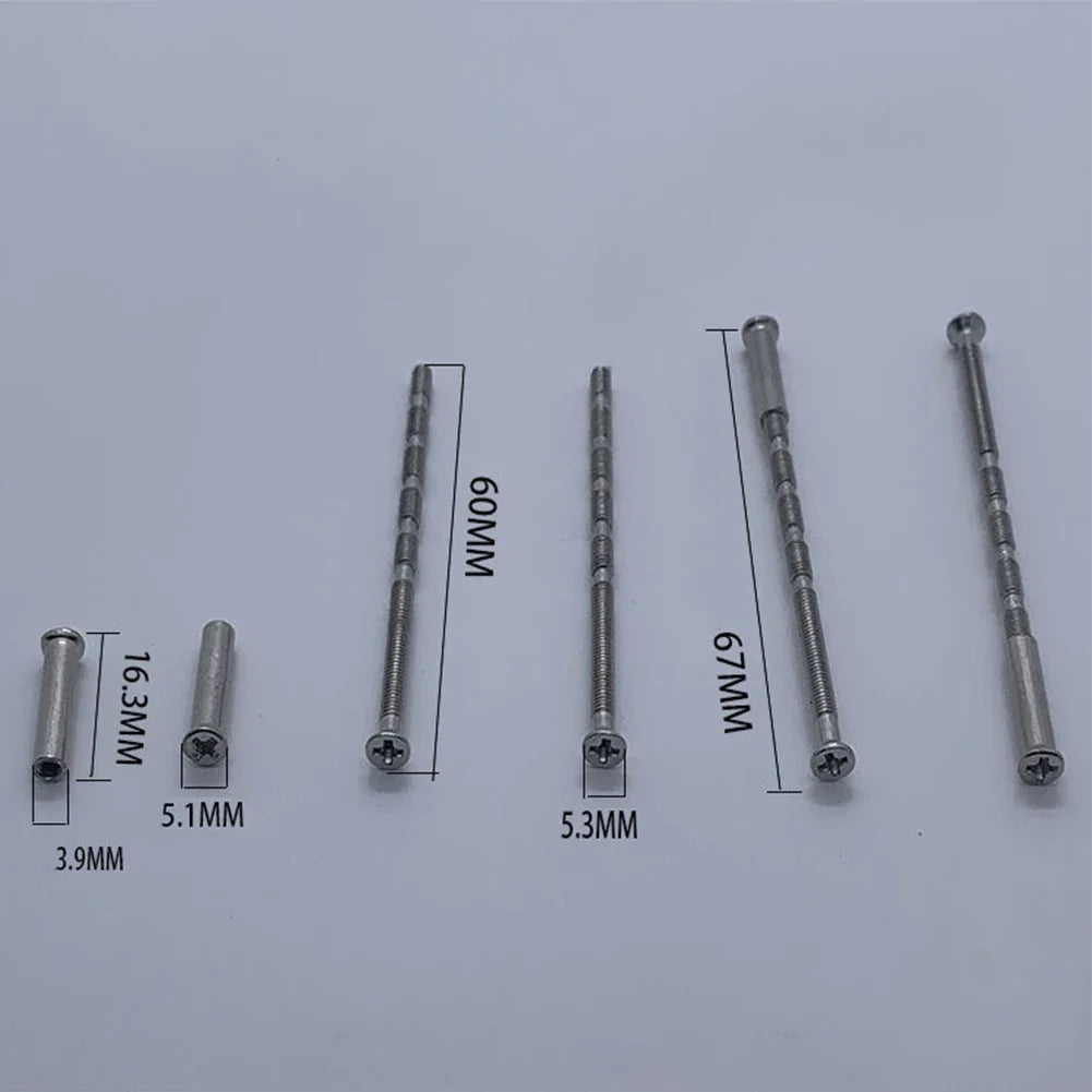M3 Door Handle Fixing Screws – 25pc Carbon Steel Bolts Cabinet Fixing Screws Qme