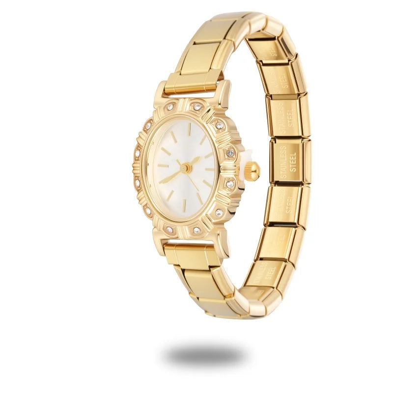 Zircon Stainless Steel Watch Bracelet for Men – 41 Colors