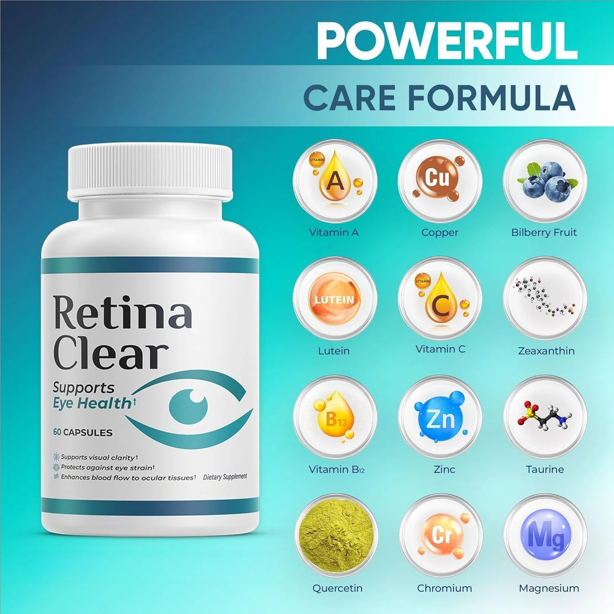 Eye Health Supplement – Lutein, Zeaxanthin & Quercetin Formula Eye Health Supplement Qst