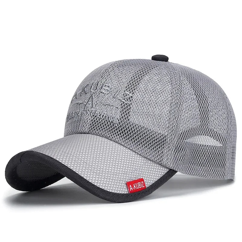 Men's Mesh Baseball Cap – Quick Dry Summer Sport Hat Mesh Baseball Cap Qme GY