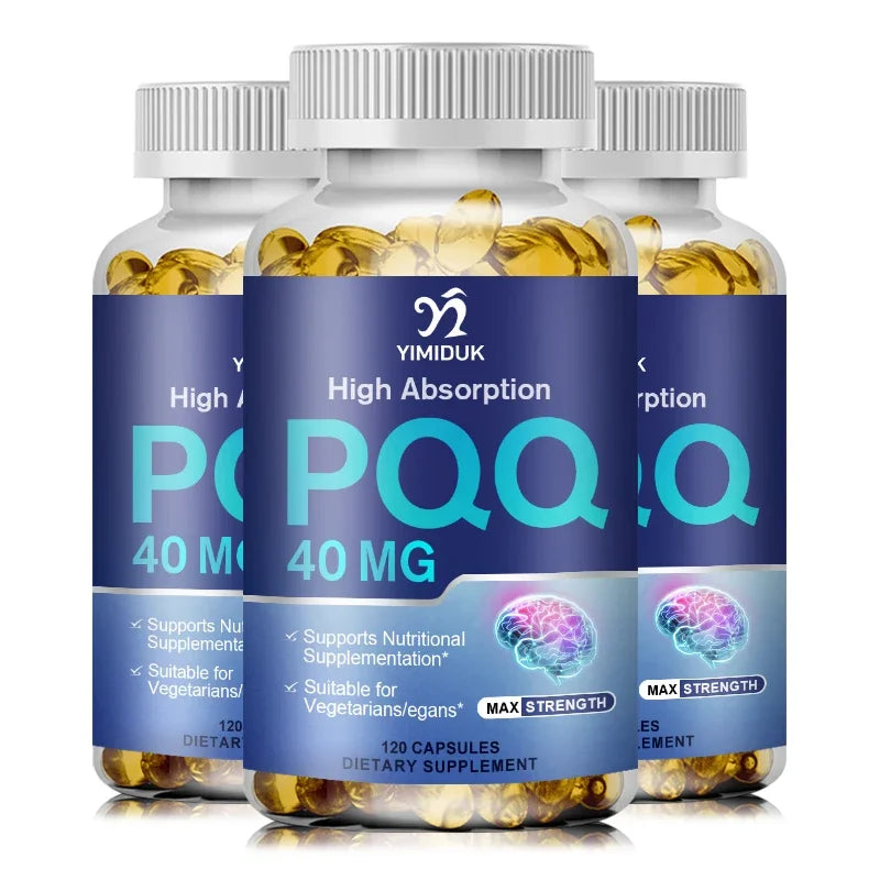 Yimiduk PQQ 40mg Supplement – 120 Vegan Capsules | Buy 1 Get 1 Vitamin Supplement Qst