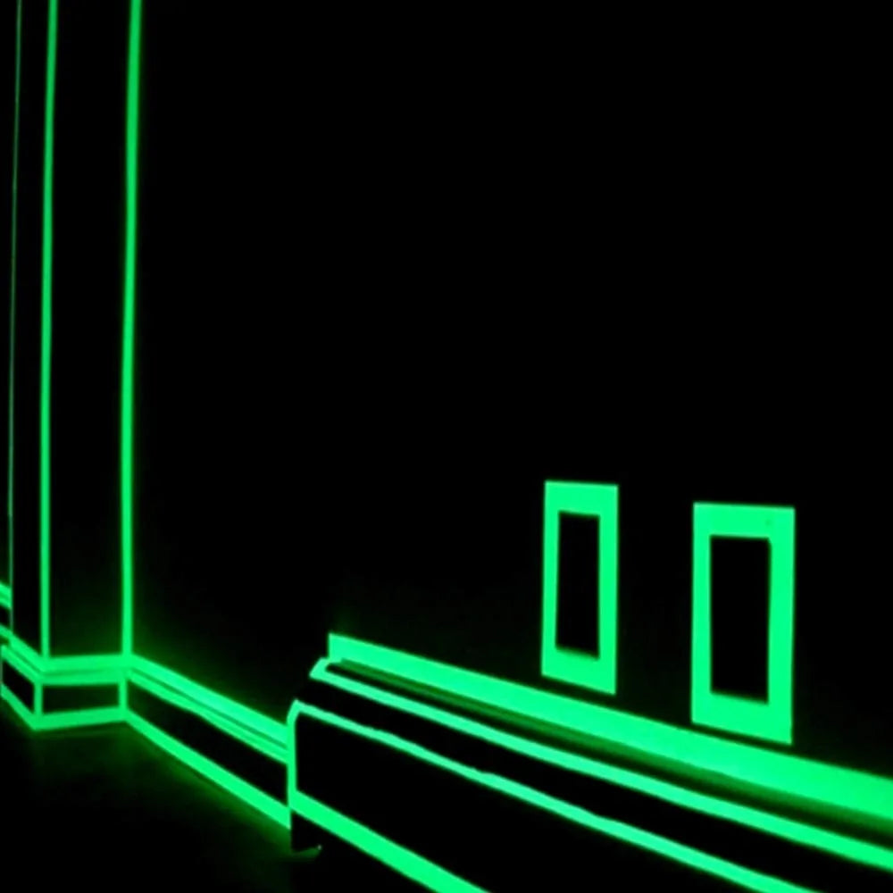 5m Glow in the Dark Anti-Slip Tape | Waterproof Photoluminescent Anti-Slip Safety Tape Qme