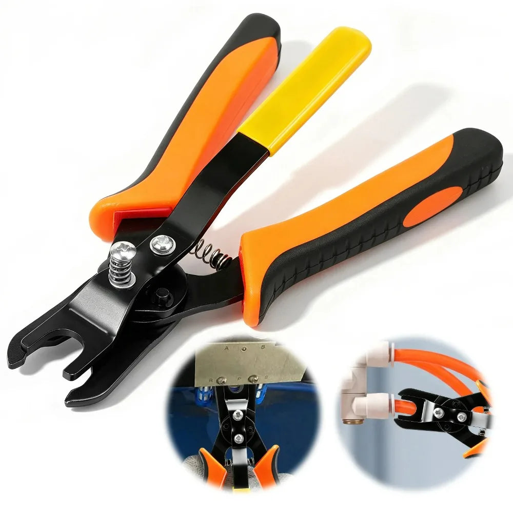 Pneumatic Air Tube Pliers Quick Disconnect Pipe Connector Tool Pneumatic Disconnect Pliers Qme