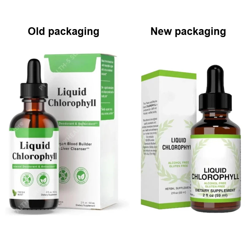 Liquid Chlorophyll Drops – Immune, Liver & Skin Support Liquid Supplement Drops Qst