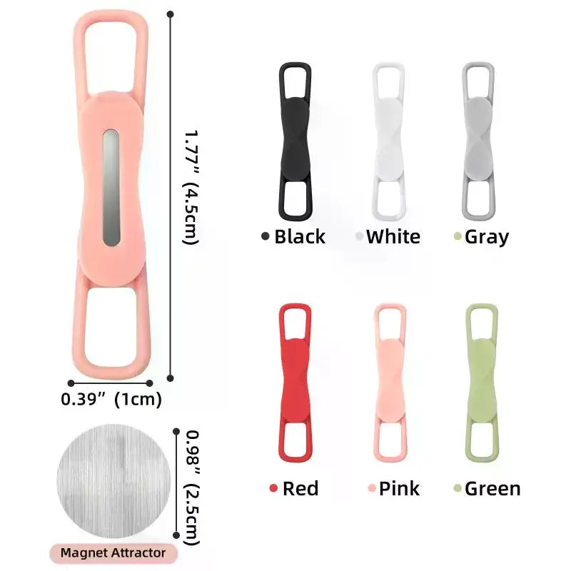 Magnetic Silicone Adjustable Pen Holder & Tablet Clip Magnetic Pen Holder Qme