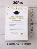 Graduation Party Tabletop Game Set – Bunting, Hats & Trophies Party Game Set Qme 20Pcs
