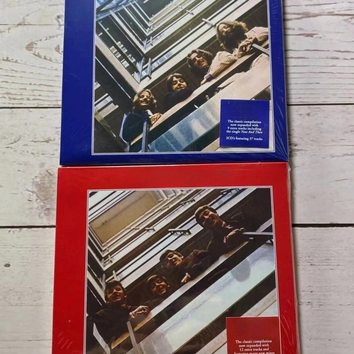 Timeless British Rock Expanded Compilation – Dual Blue & Red Covers Music Compilation Set Qme A B