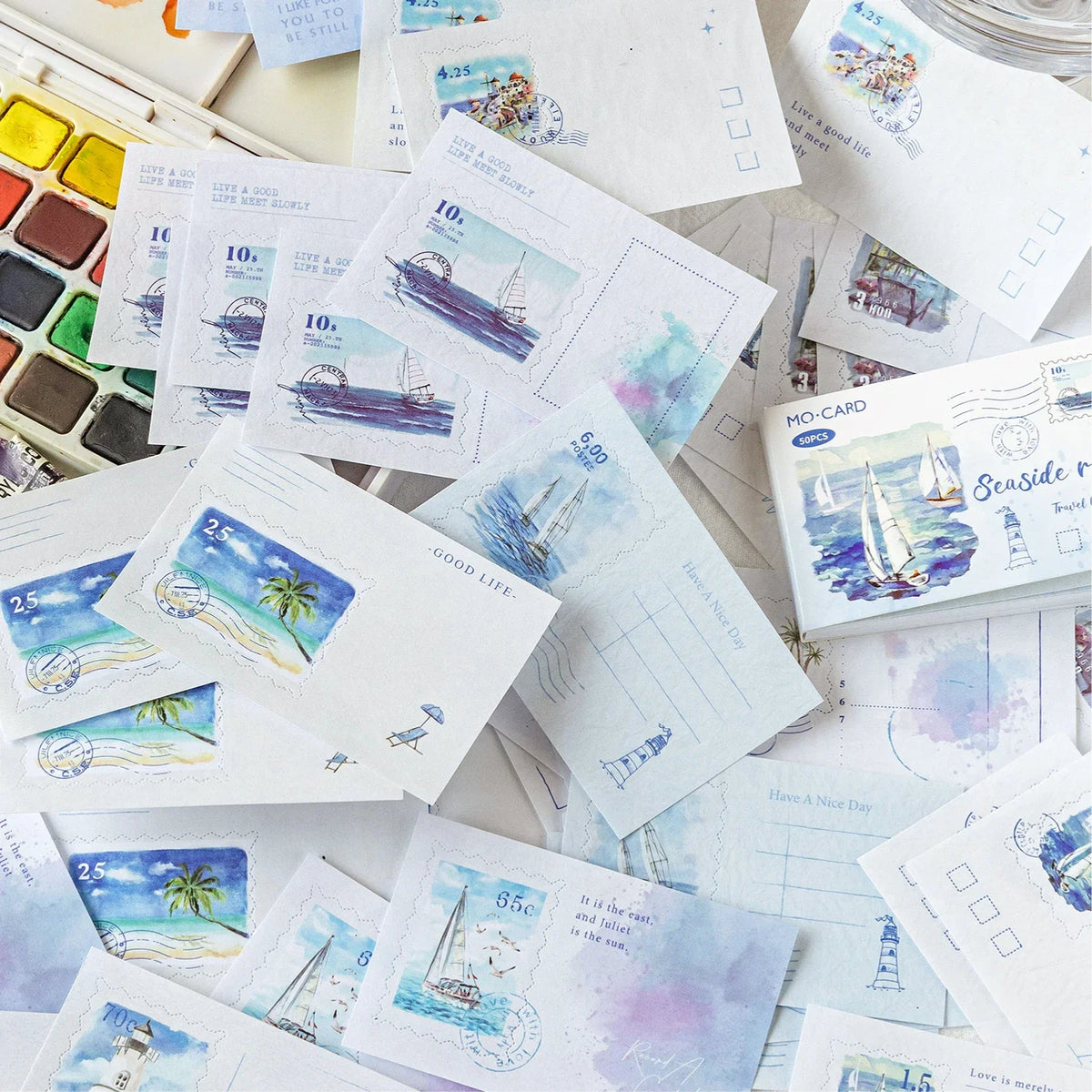 Landscape Scrapbook Paper – Junk Journal DIY Craft Supplies Scrapbook Paper Qme