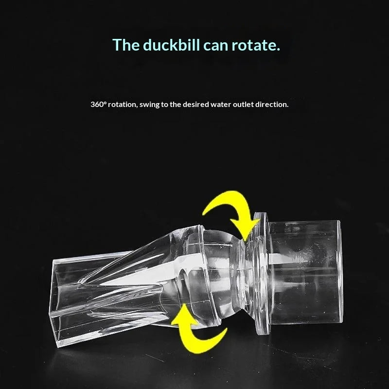 360° Rotating Acrylic Aquarium Water Outlet Return Pipe Fitting Aquarium Pipe Fitting Qme