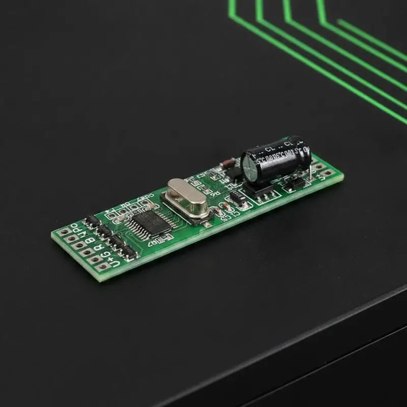 4CH DMX512 Decoder Board DC 12-24V LED Driver Wall Washer DMX LED Decoder Qme