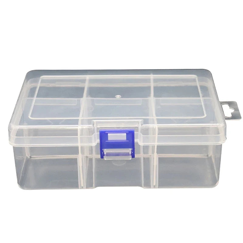 6-Grid Removable Desktop Storage Box – Jewelry, Tools & Gear Desktop Storage Box Qme