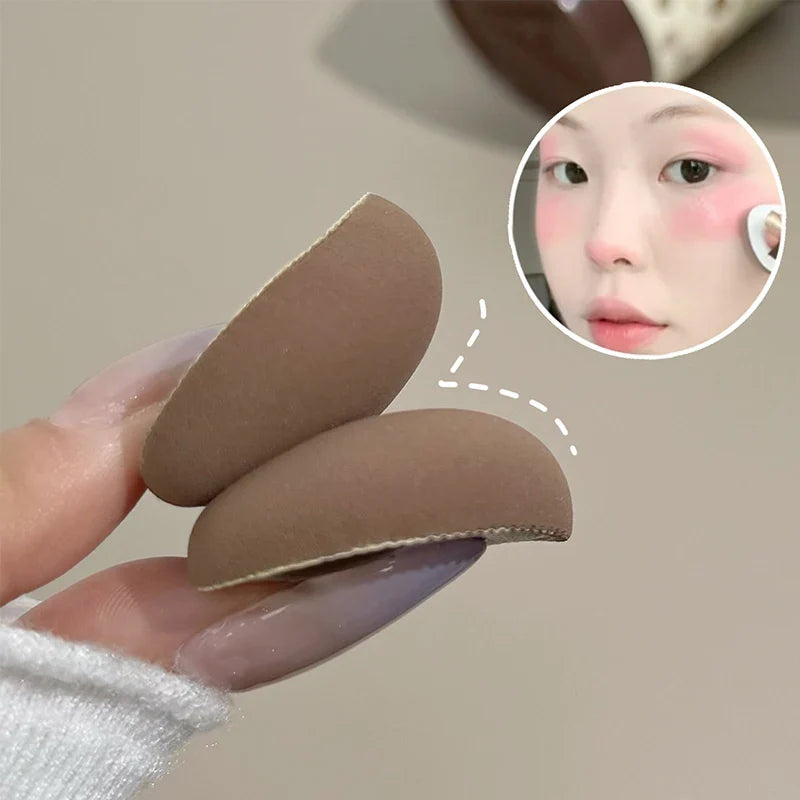 Mini Coffee Design Powder Puff Cup – Blush & Highlighter Powder Puff Applicator Qme
