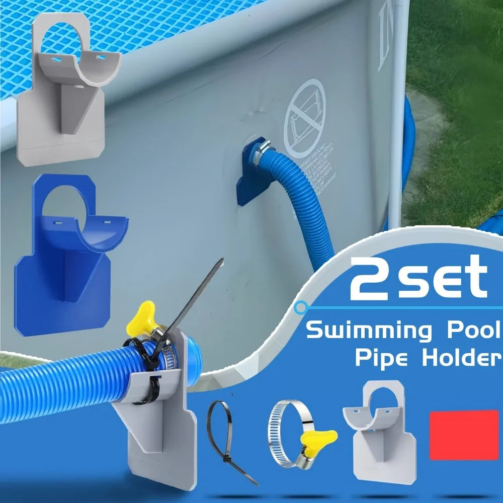 Swimming Pool Pipe Holder 30–37mm Hose Support Bracket Pool Hose Bracket Qme
