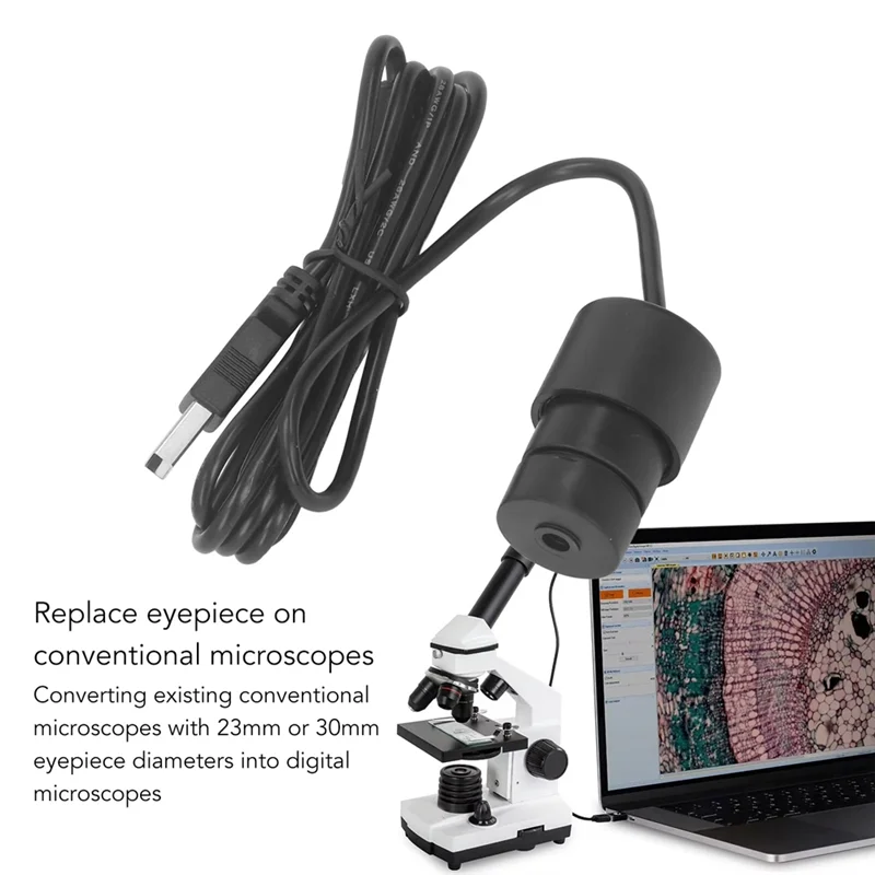 USB Electronic Eyepiece Microscope Camera – 1/3" Sensor Microscope Eyepiece Camera Qme