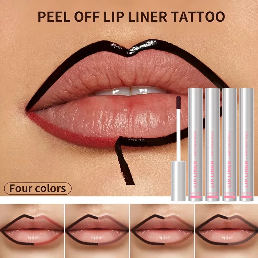 24-Hour Peel Off Lip Tint | Waterproof Long Lasting Stain Peel Off Lip Tint Qme