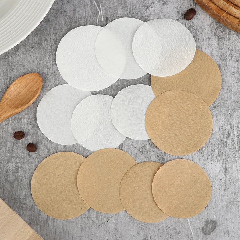 Espresso Puck Screen Paper Filters 54–68mm | 100 Pack Espresso Coffee Filter Qme