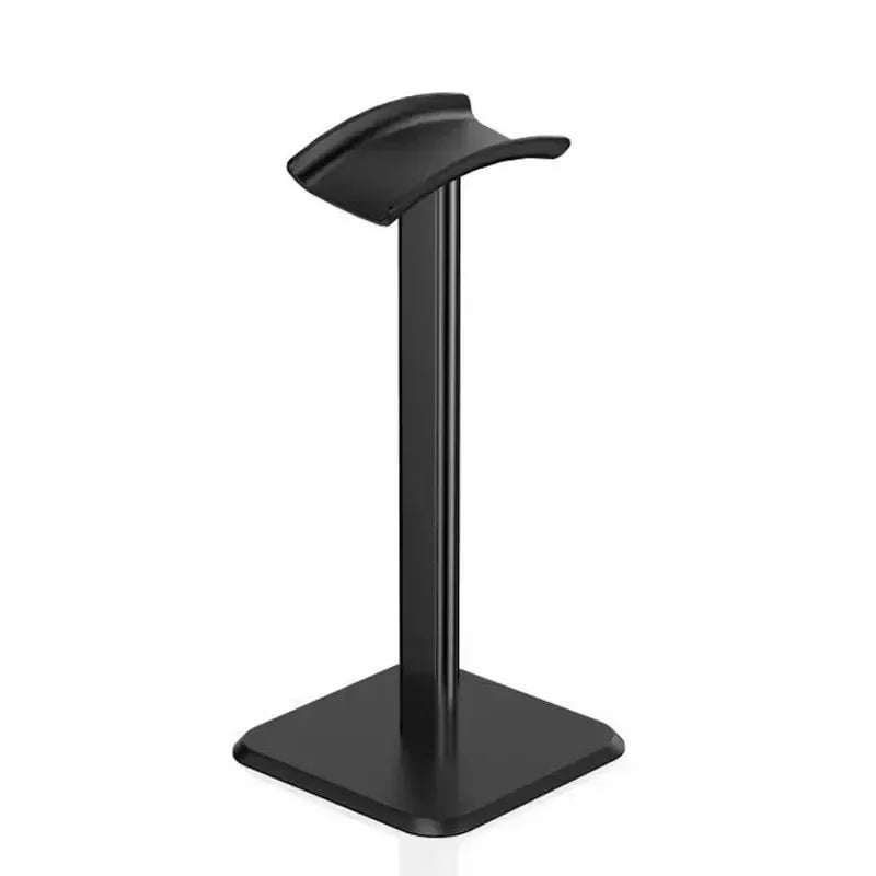 Portable Desktop Headphone Stand & Headset Holder | Anti-Slip Headphone Stand Qme black