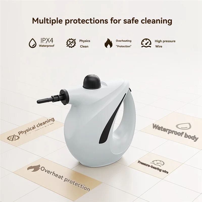 B15C Handheld Pressurized Steam Cleaner – Home Kitchen Car Handheld Steam Cleaner Qst