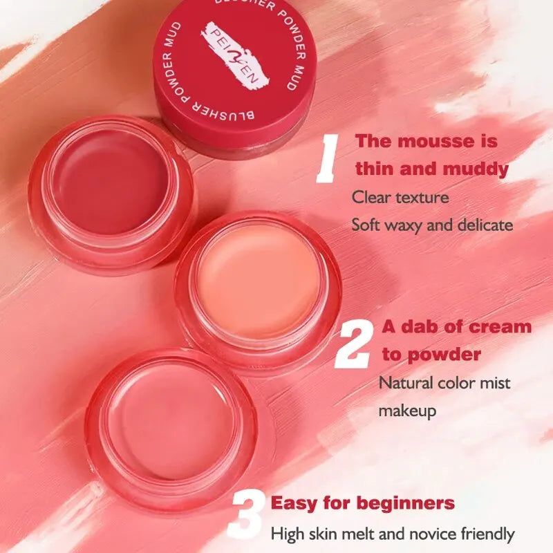 Cream Rouge Matte Stick Blusher | 6 Shades | Qme Powder Blush Stick Qme