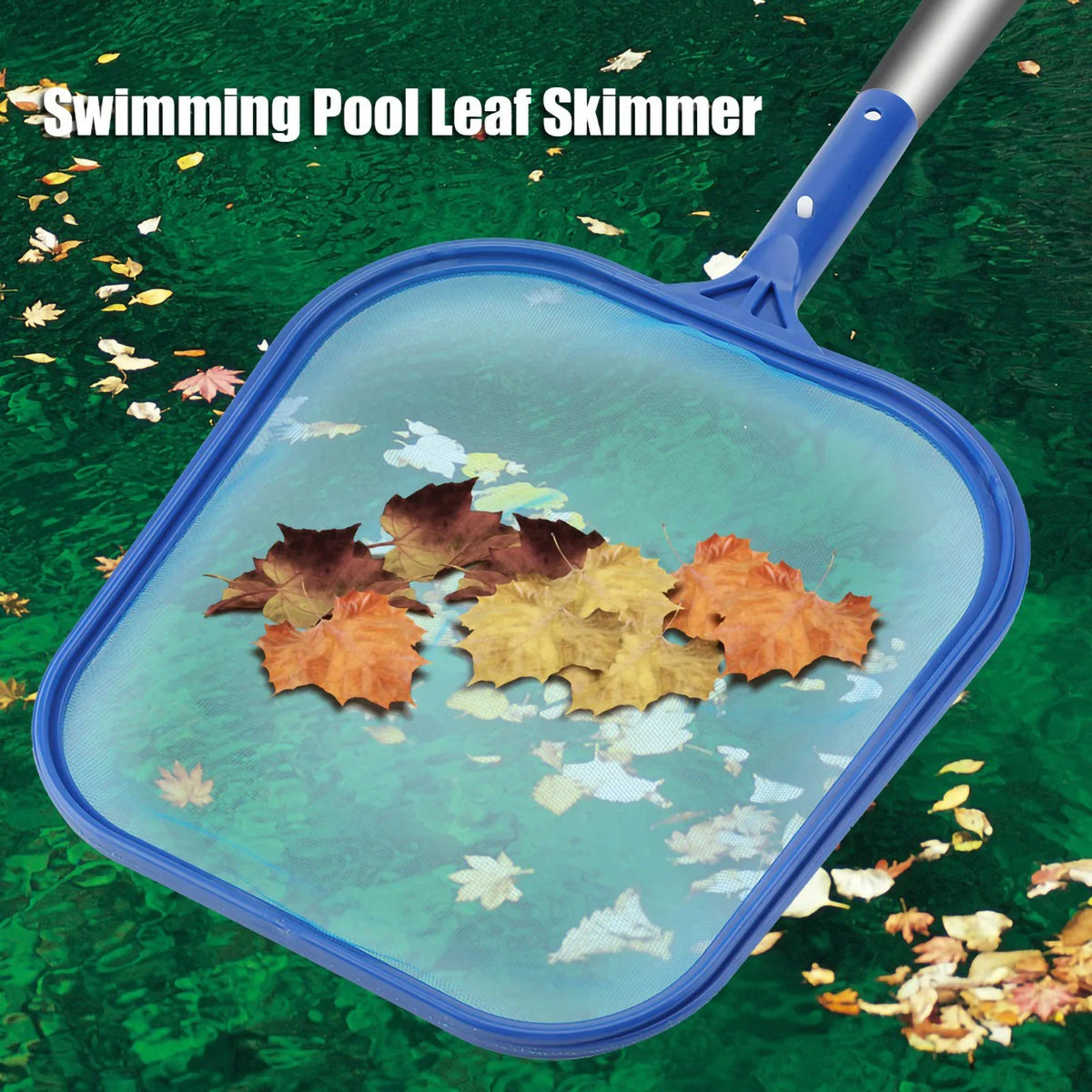 Lightweight Pool Leaf Skimmer Net Mesh Frame – Universal Fit Pool Skimmer Net Qme
