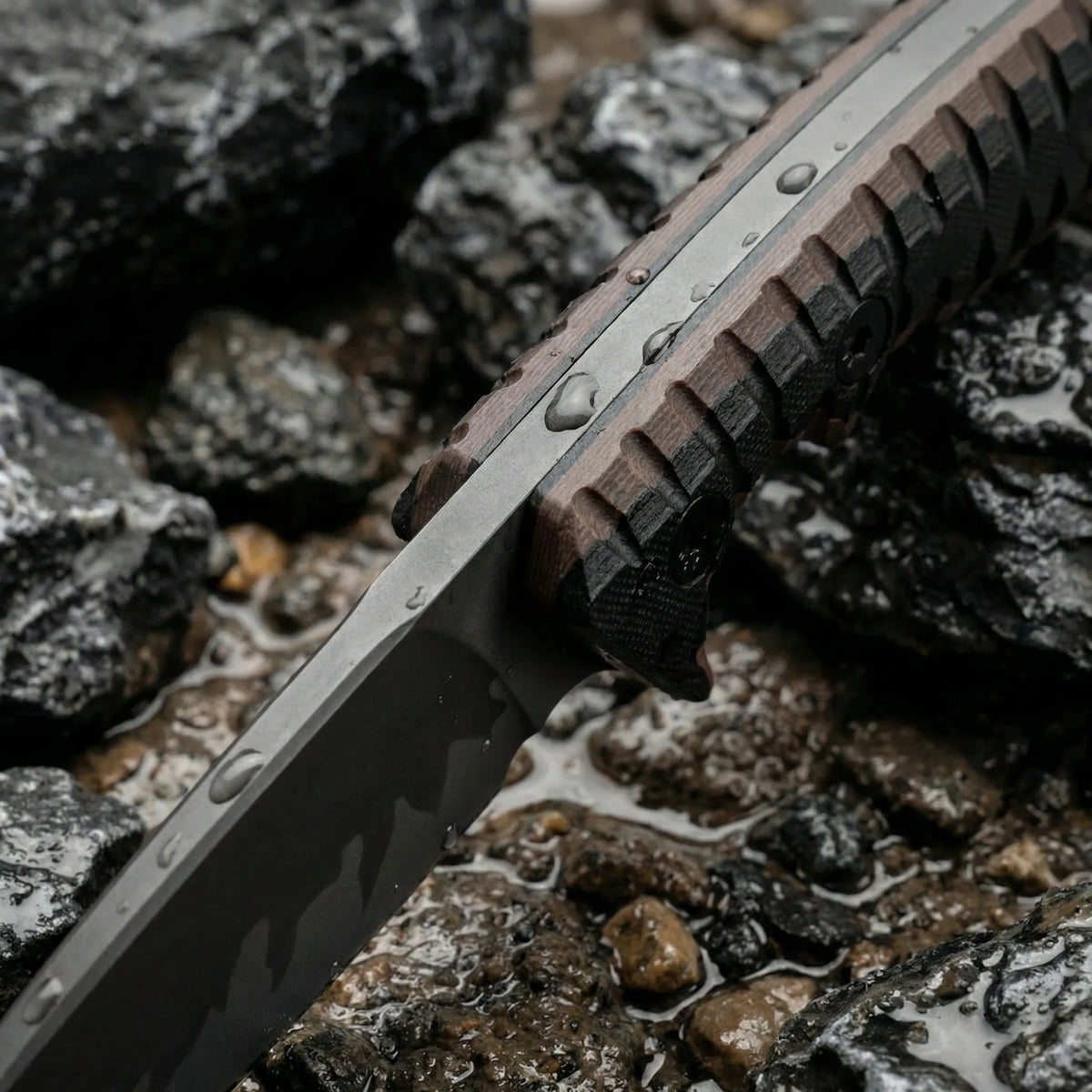 Fixed Blade Camping Knife – High-Hardness Steel with Sheath Fixed Blade Knife Qst