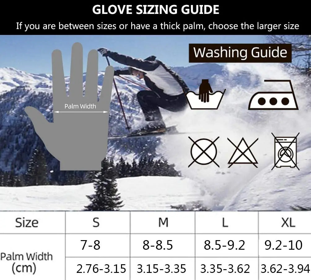 Thinsulate Thermal Winter Gloves for Running & Biking | S–XL Thermal Winter Gloves Qme