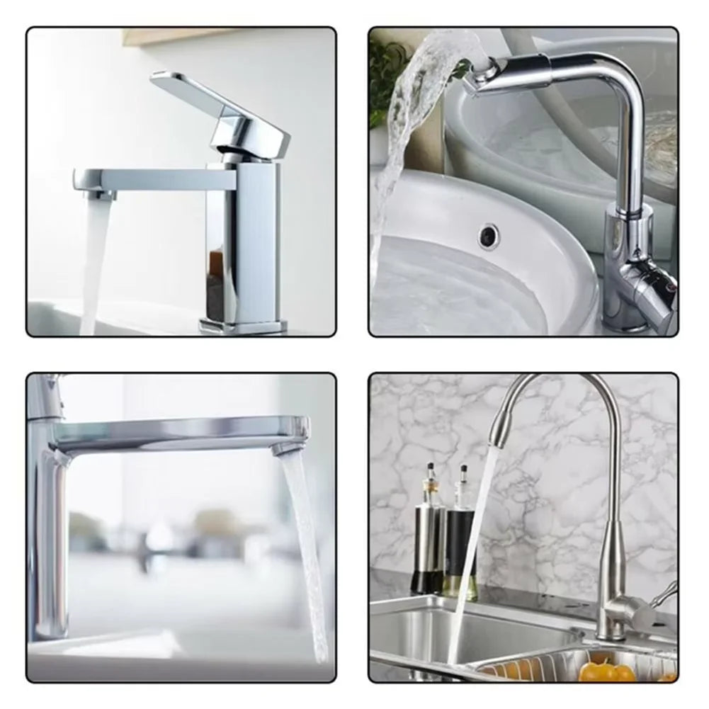 Water-Saving Faucet Aerator – Stainless Steel Tap Nozzle Faucet Aerator Qst