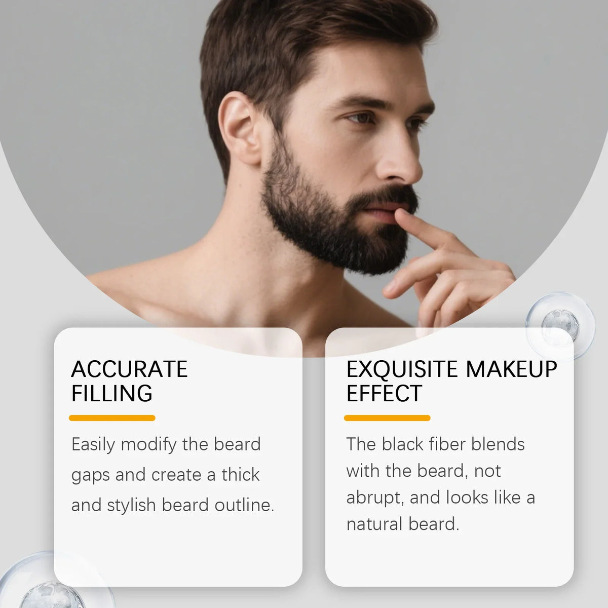 Instant Beard Filler Pen & Comb – Waterproof Moustache Enhancer Beard Filler Pen Qme