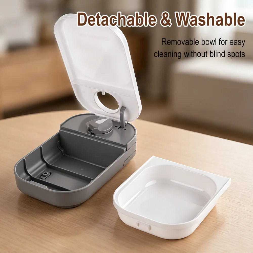 Automatic Pet Feeder Timed Dispenser for Cats & Small Dogs Automatic Pet Feeder Qst