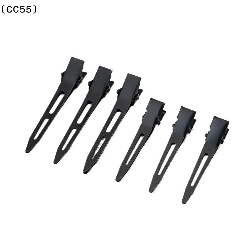 10PCS Black Duckbill Alligator Hair Clips – Nonslip Salon Set Hair Styling Clips Qst