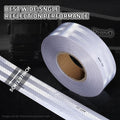 White DOT-C2 Reflective Tape – Waterproof Safety Warning Strip Reflective Safety Tape Qme White 1m 5cm