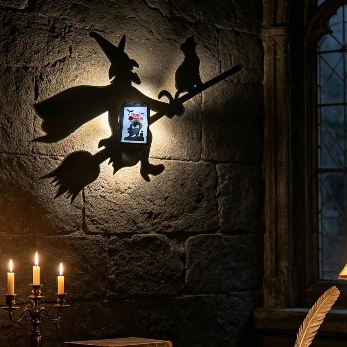 Halloween Wall Shadow Lamp – Atmosphere Home Lighting Decor Decorative Atmosphere Lamp Qme