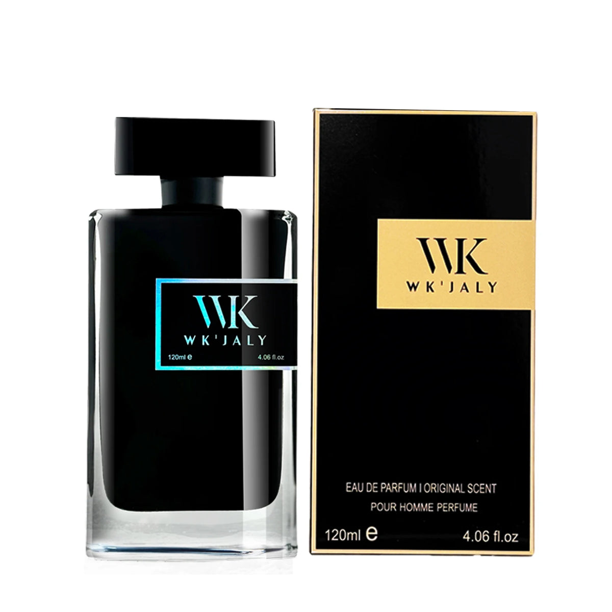 WK'JALY Men's Eau de Parfum – Bergamot Woody Cologne 120ml Men's Cologne Qst MULTI