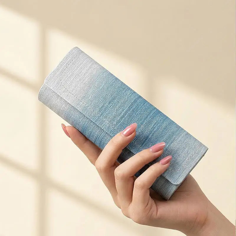 Hard-Shell PU Leather Glasses Case – Portable Eyewear Box Glasses Case Qst A4