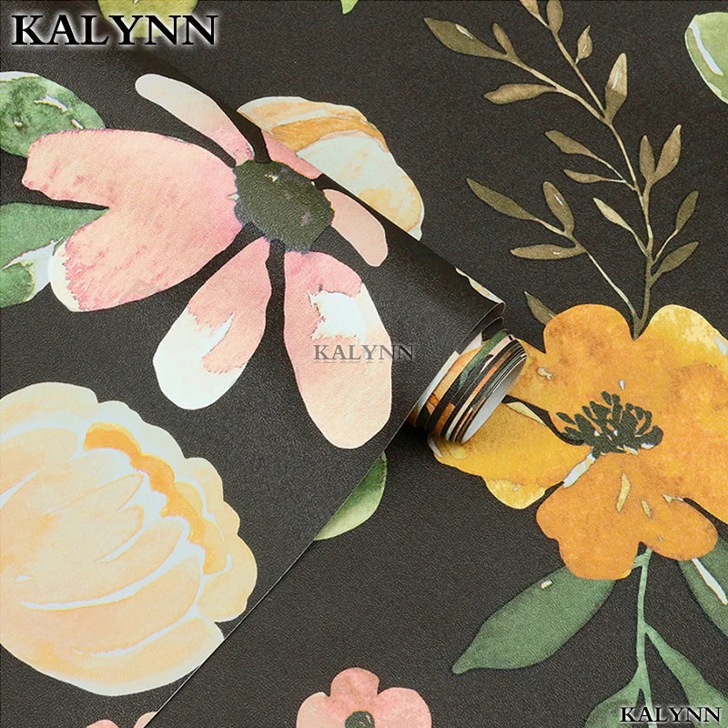 Floral Peel & Stick Wallpaper – Vinyl Contact Paper for Kitchen Peel & Stick Wallpaper Qme