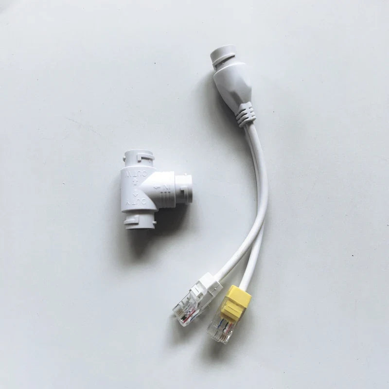 1-to-2 POE Combiner Splitter 12V Centralized Power Supply POE Power Splitter Qme