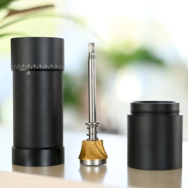 Jaffee J2S Manual Coffee Grinder – 38mm Burr, 180 Settings Manual Coffee Grinder Qst