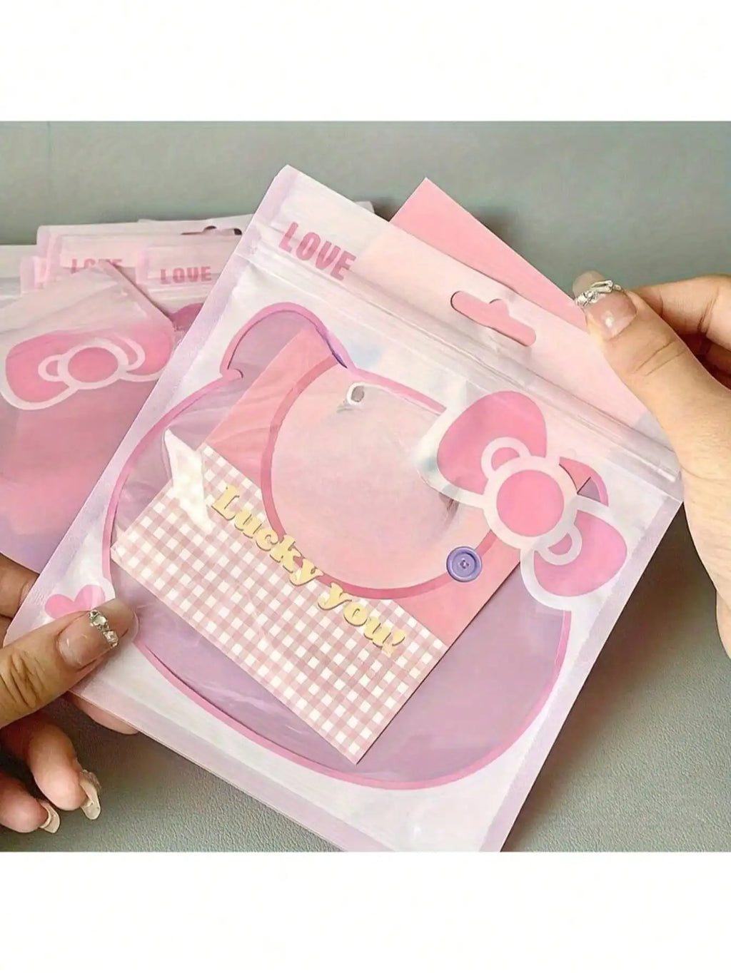 Cartoon Self-Sealing Plastic Bags – Jewelry, Nail Art & Cosmetics Plastic Storage Bags Qme