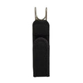 Buckleless Elastic Belt – Adjustable Metal Hook Invisible Fit Elastic Waist Belt Qst Black
