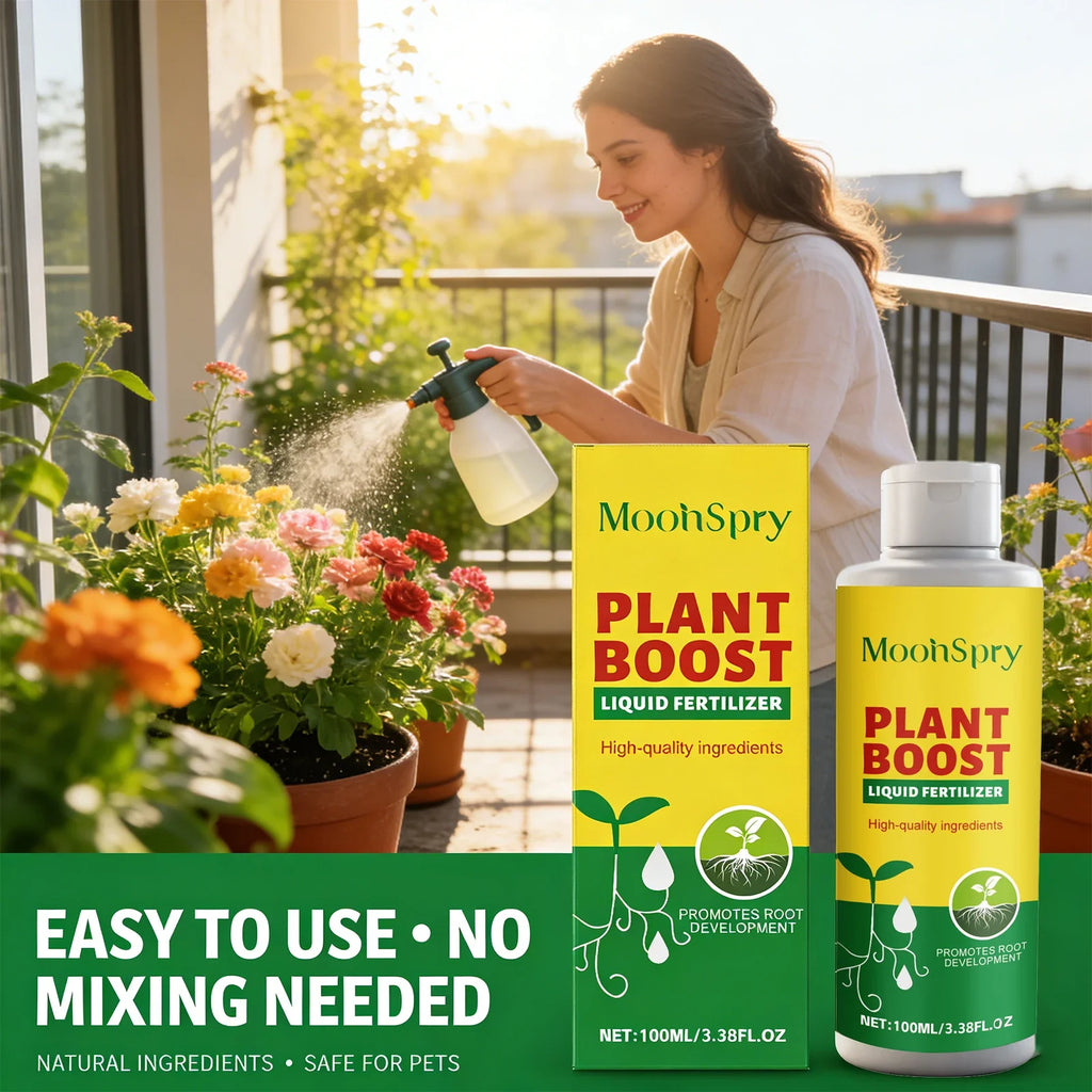 Plant Boost Liquid Fertilizer – Enhanced Water Absorption Liquid Plant Fertilizer Qme
